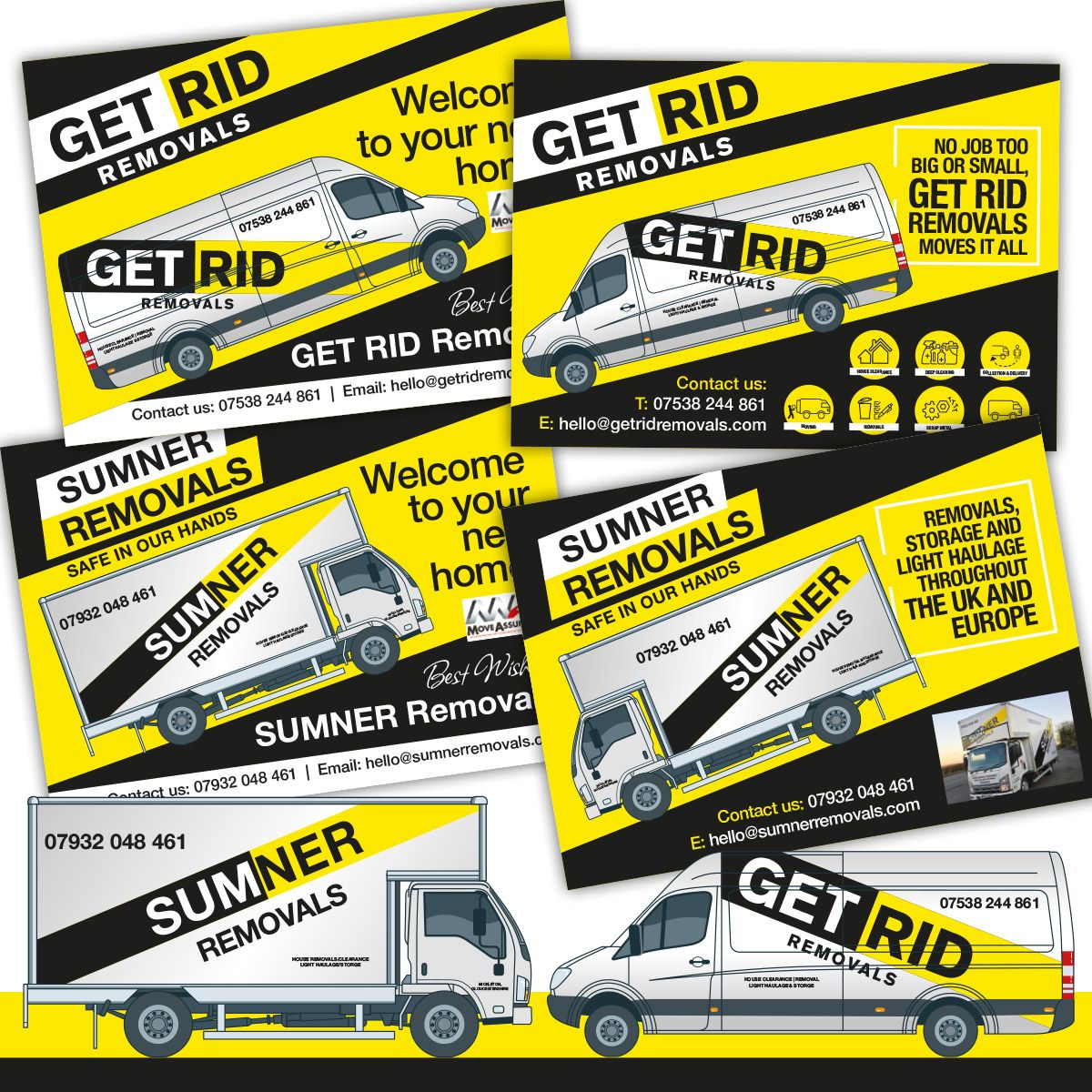 Get Rid Removals - Postcards